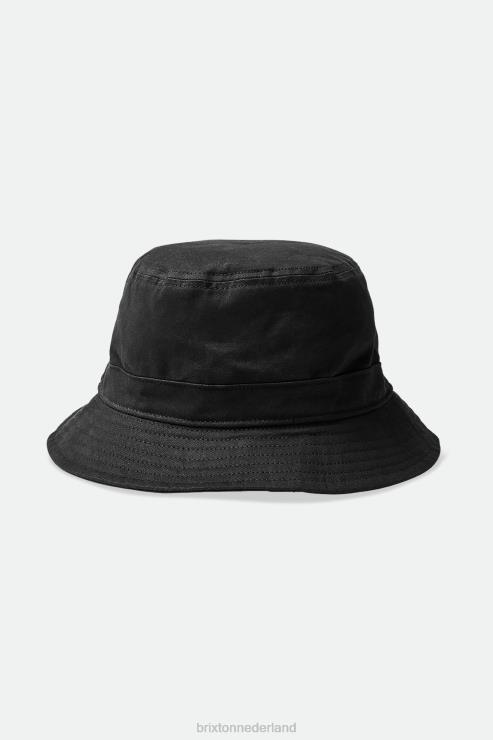 accessoires zwart Brixton 0ZD0J312 Heren beta verpakbare vissershoed