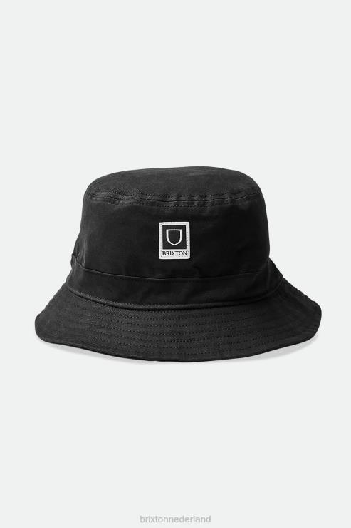 accessoires zwart Brixton 0ZD0J312 Heren beta verpakbare vissershoed