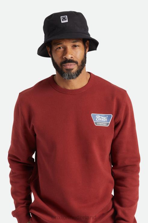 accessoires zwart Brixton 0ZD0J312 Heren beta verpakbare vissershoed