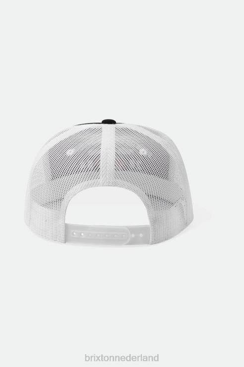 accessoires zwart wit Brixton 0ZD0J247 Heren divisie mp trucker pet