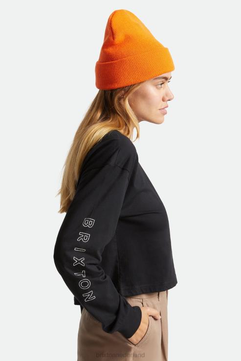 accessoires atletisch oranje Brixton 0ZD0J336 Heren Harbour Beta horlogemuts
