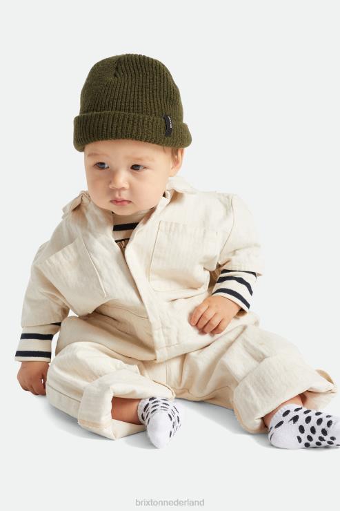 accessoires militaire olijf Brixton 0ZD0J340 Heren baby overval muts