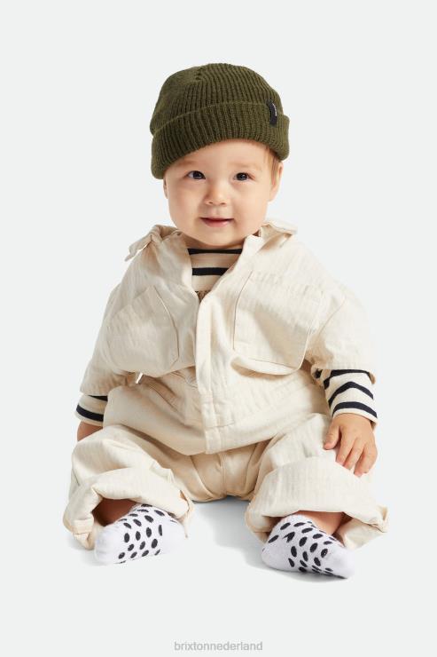 accessoires militaire olijf Brixton 0ZD0J340 Heren baby overval muts