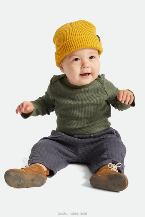 accessoires mosterd Brixton 0ZD0J341 Heren baby overval muts