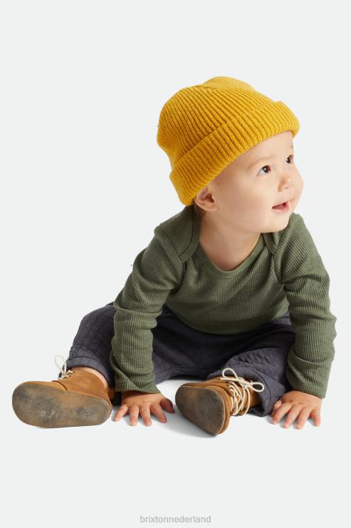 accessoires mosterd Brixton 0ZD0J341 Heren baby overval muts