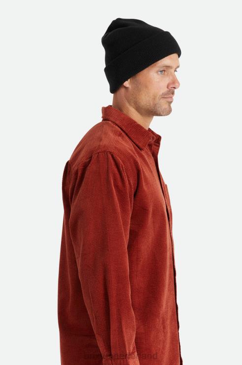 accessoires zwart Brixton 0ZD0J331 Heren Harbour Beta horlogemuts
