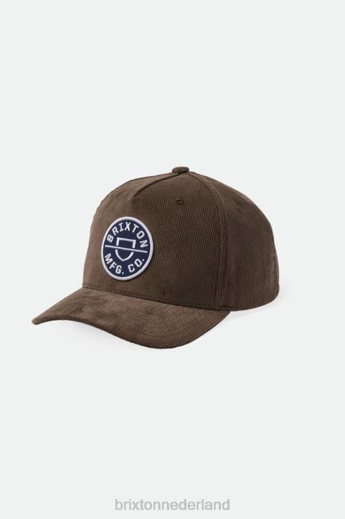 accessoires donker aardesnoer Brixton 0ZD0J258 Heren top mp snapback