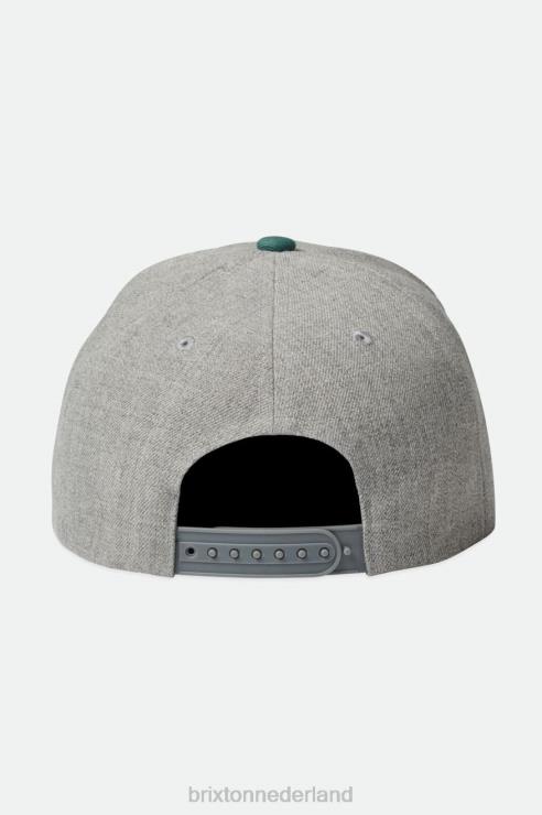 accessoires donker gemêleerd grijs/donkergroen Brixton 0ZD0J262 Heren top c mp snapback