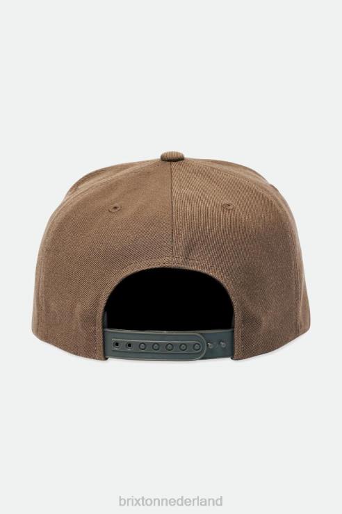 accessoires donkere aarde Brixton 0ZD0J238 Heren eed iii snapback