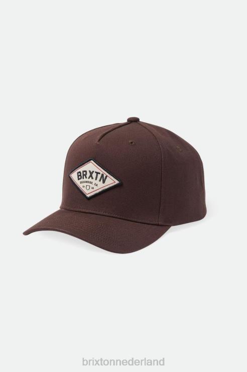 accessoires donkere aarde Brixton 0ZD0J252 Heren tremont mp snapback