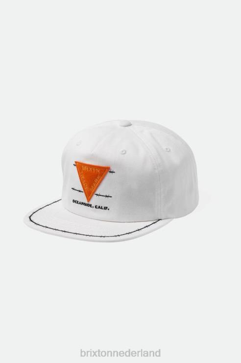 accessoires wit Brixton 0ZD0J254 Heren prikkeldraad mp snapback