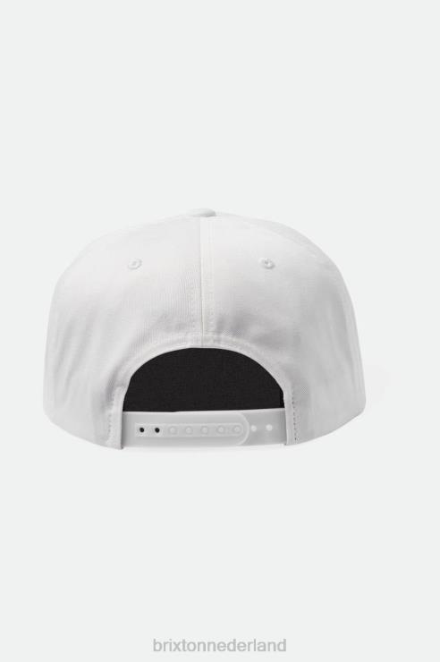 accessoires wit Brixton 0ZD0J254 Heren prikkeldraad mp snapback