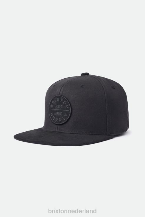 accessoires zwart Brixton 0ZD0J236 Heren eed iii snapback