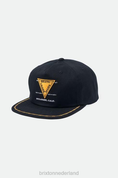 accessoires zwart Brixton 0ZD0J253 Heren prikkeldraad mp snapback