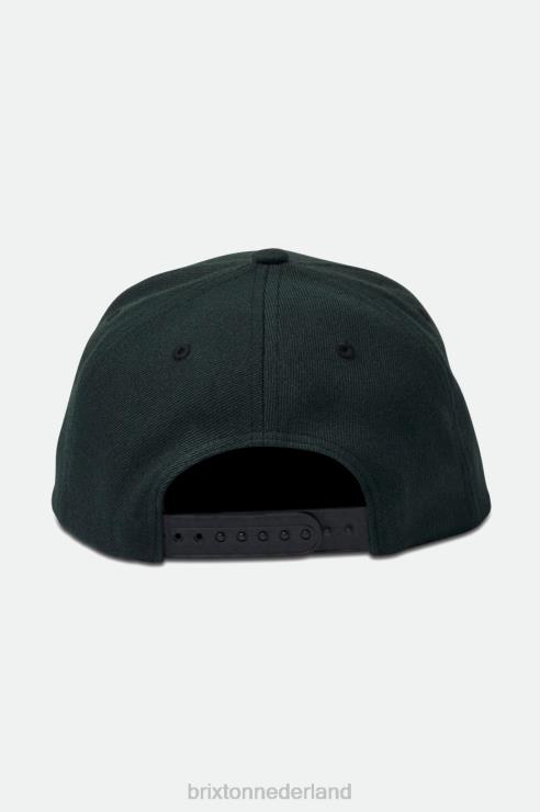 accessoires zwart Brixton 0ZD0J261 Heren crest c netplus mp snapback
