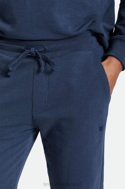 kleding gewassen marine Brixton 0ZD0J137 Heren slub french terry joggingbroek