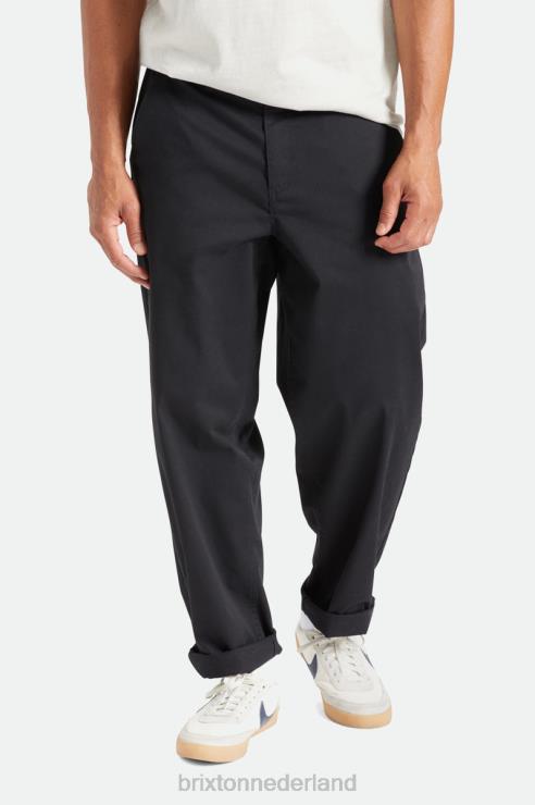 kleding zwart Brixton 0ZD0J152 Heren medina wijde broek