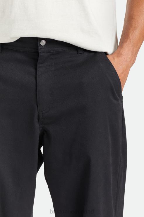 kleding zwart Brixton 0ZD0J152 Heren medina wijde broek