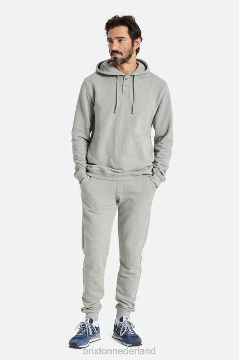 kleding wilde duif Brixton 0ZD0J138 Heren slub french terry henley capuchon