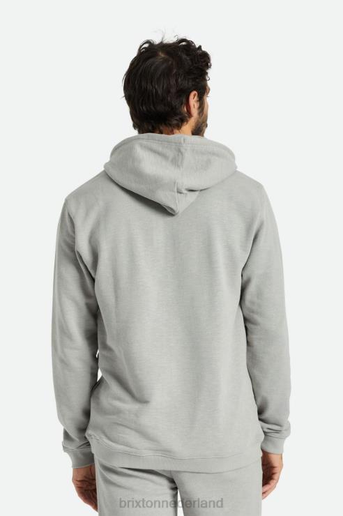 kleding wilde duif Brixton 0ZD0J138 Heren slub french terry henley capuchon