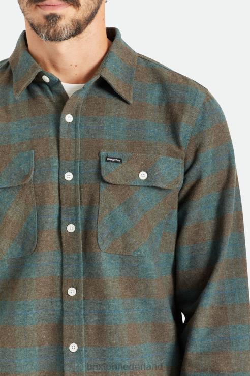 kleding oceaan Brixton 0ZD0J18 Heren bowery l/s flanel