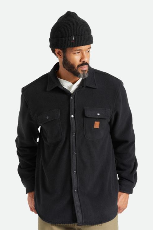 kleding zwart Brixton 0ZD0J21 Heren bowery l/s arctic stretchfleece