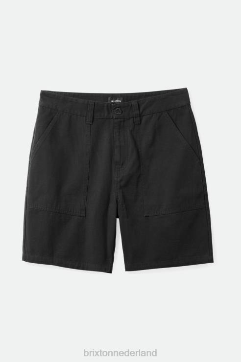kleding gewassen zwart Brixton 0ZD0J160 Heren overschot kort