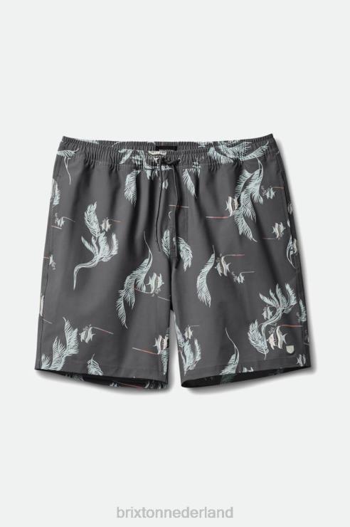 kleding houtskool/zeeschuim Brixton 0ZD0J170 Heren reis kort 5''