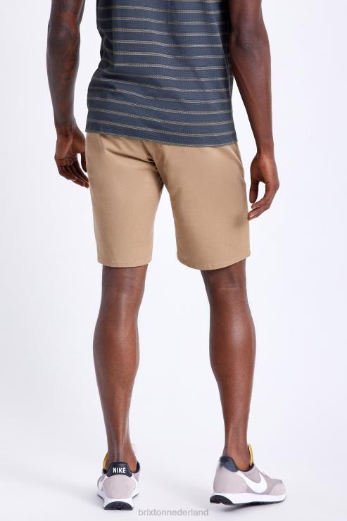 kleding khaki Brixton 0ZD0J171 Heren keuze chino short 9''