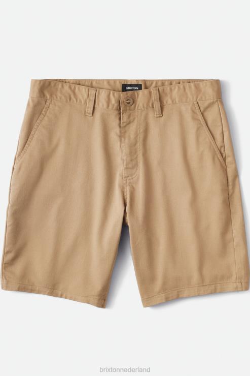 kleding khaki Brixton 0ZD0J171 Heren keuze chino short 9''