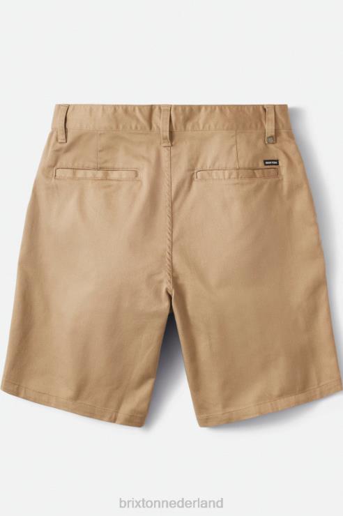 kleding khaki Brixton 0ZD0J171 Heren keuze chino short 9''