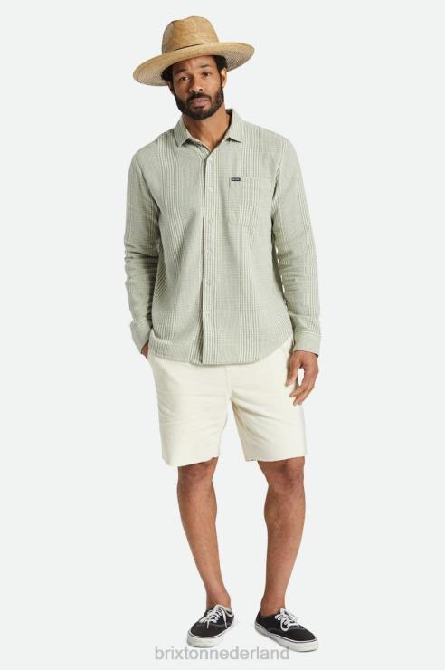 kleding witte pet Brixton 0ZD0J172 Heren madrid ii corduroy short 8''