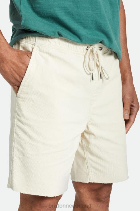 kleding witte pet Brixton 0ZD0J172 Heren madrid ii corduroy short 8''