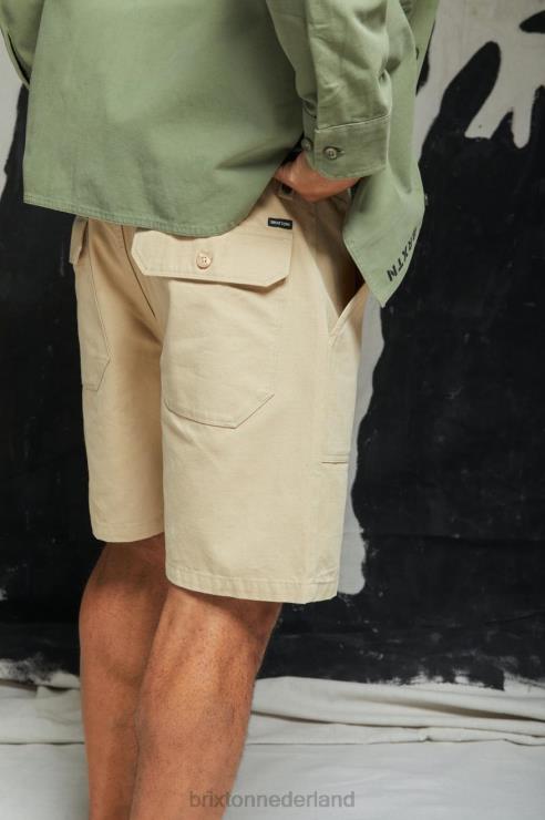 kleding zand Brixton 0ZD0J161 Heren overschot kort