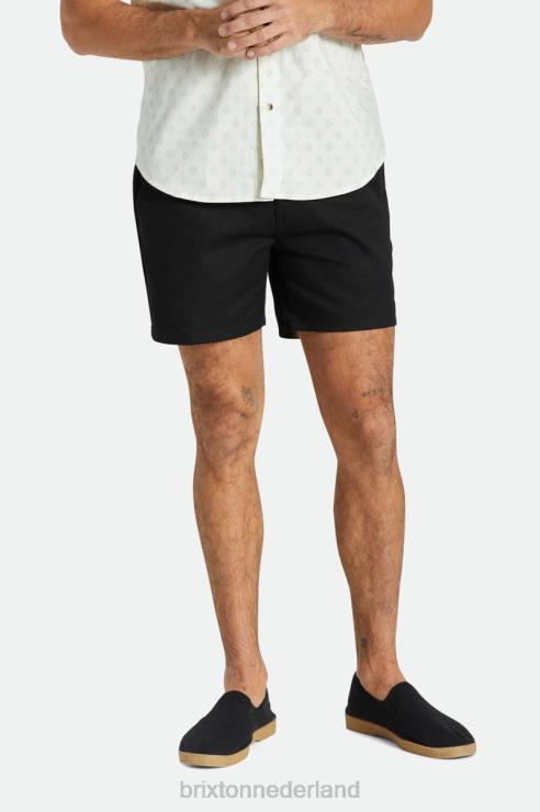 kleding zwart Brixton 0ZD0J166 Heren keuze chino short 5''