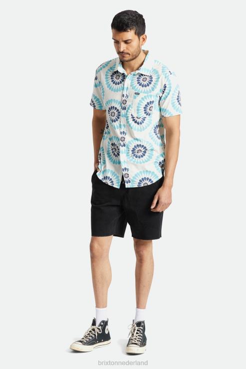 kleding zwart koord Brixton 0ZD0J167 Heren madrid ii corduroy short 8''