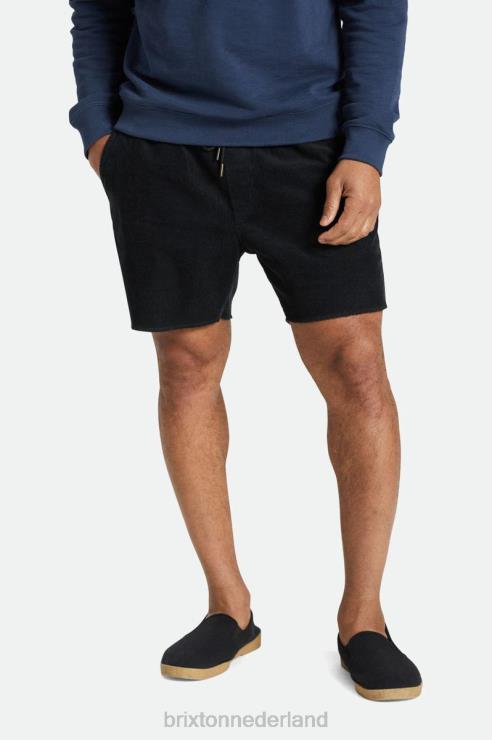 kleding zwart koord Brixton 0ZD0J169 Heren madrid ii kort 5''