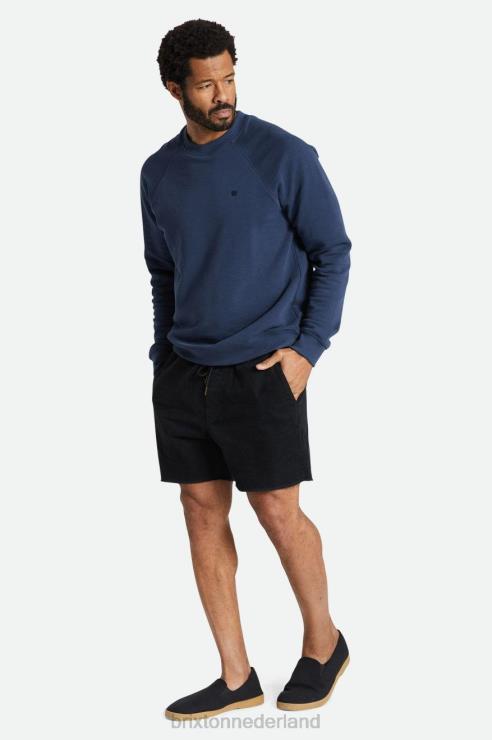 kleding zwart koord Brixton 0ZD0J169 Heren madrid ii kort 5''