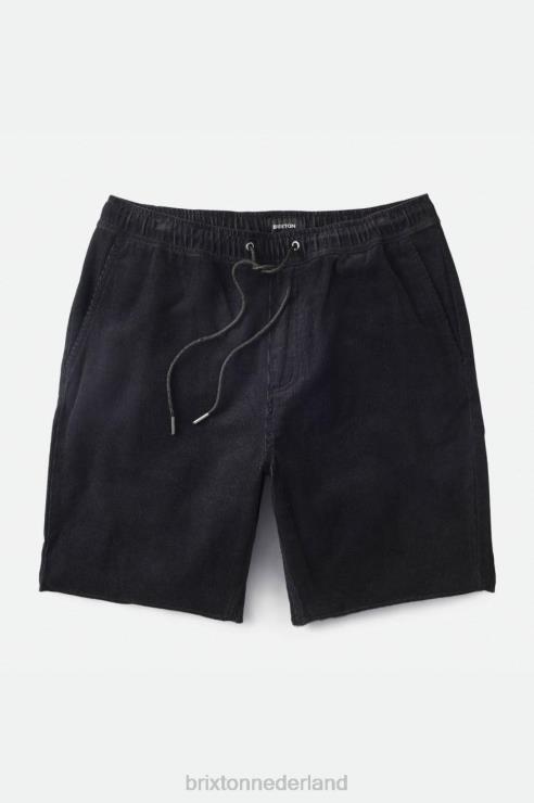 kleding zwart koord Brixton 0ZD0J169 Heren madrid ii kort 5''