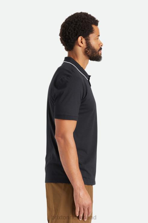 kleding zwart Brixton 0ZD0J123 Heren juiste s/s polo gebreid