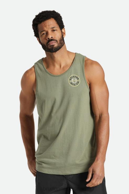 kleding olijven overschot Brixton 0ZD0J126 Heren kuif tanktop