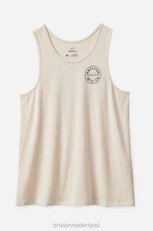 kleding witte pet Brixton 0ZD0J125 Heren kuif tanktop