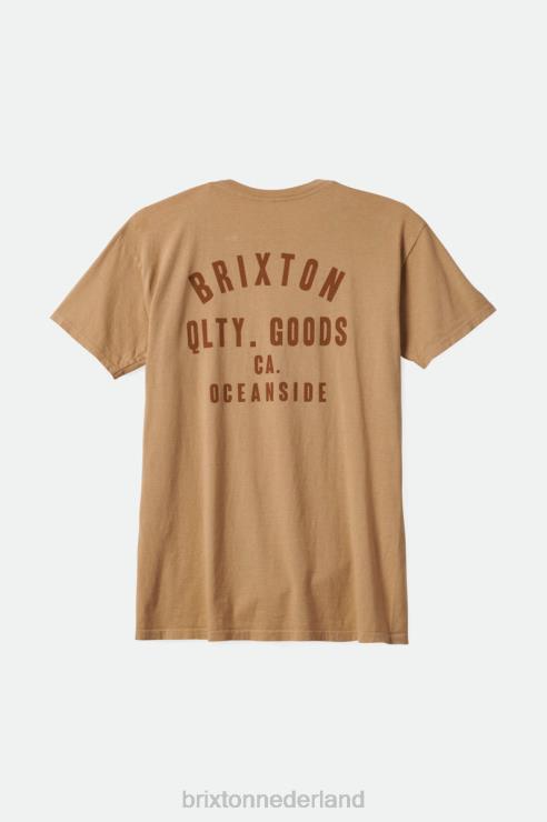 kleding Mojave-kledingverf Brixton 0ZD0J39 Heren woodburn oceanside s/s standaard T-shirt