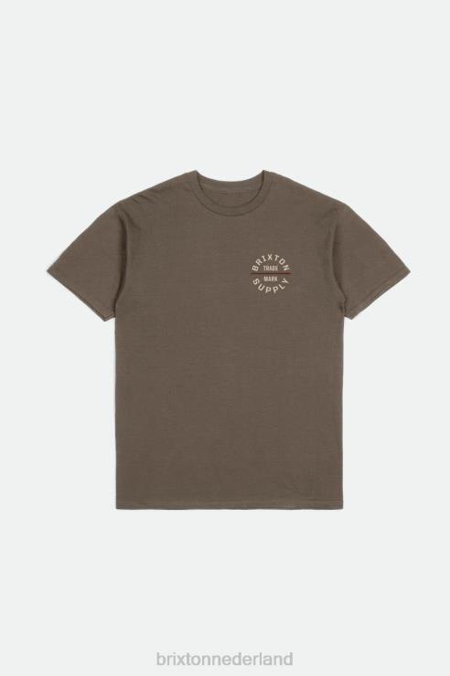 kleding donkere aarde/witkop/eilandbes Brixton 0ZD0J30 Heren eed versus s/s standaard tee