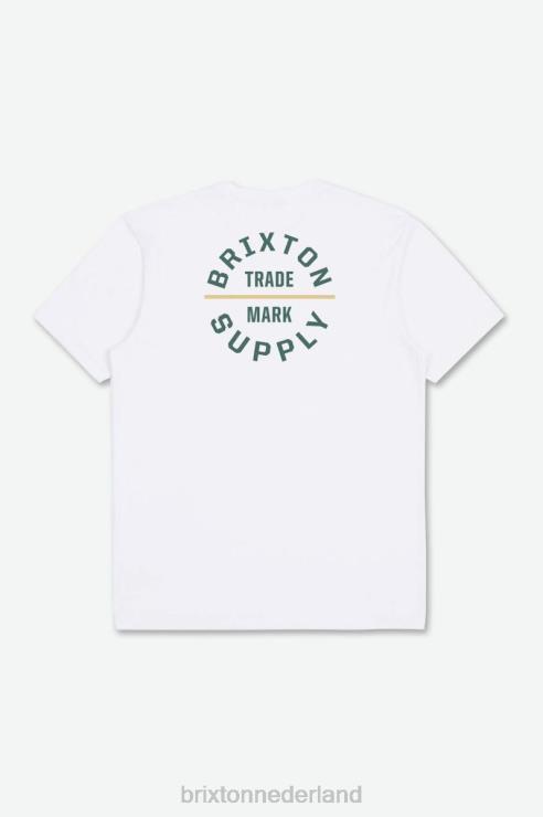 kleding wit/spar Brixton 0ZD0J31 Heren eed versus s/s standaard tee