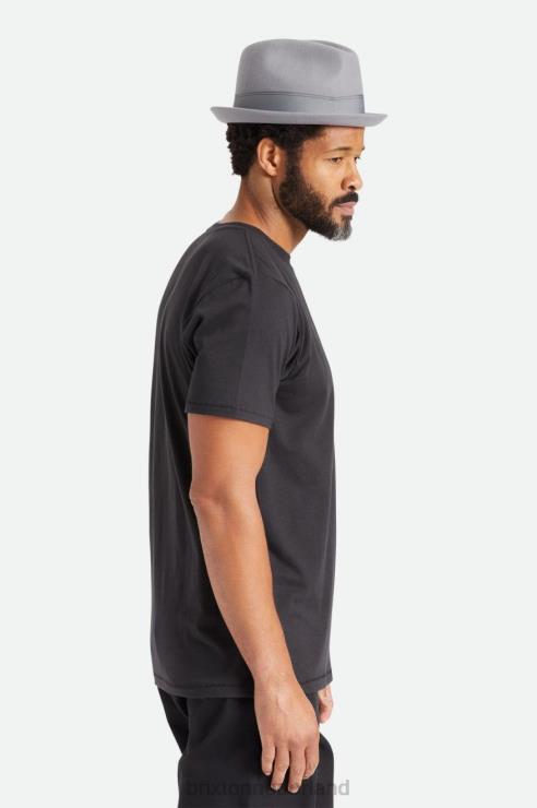 kleding zwart Brixton 0ZD0J51 Heren premium katoenen s/s getailleerd T-shirt