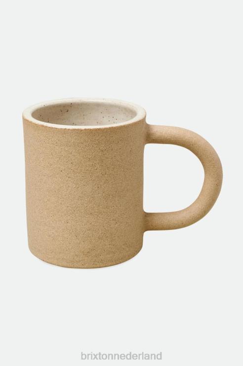 accessoires beige Brixton x O-M 0ZD0J368 uniseks handgemaakte keramische mok