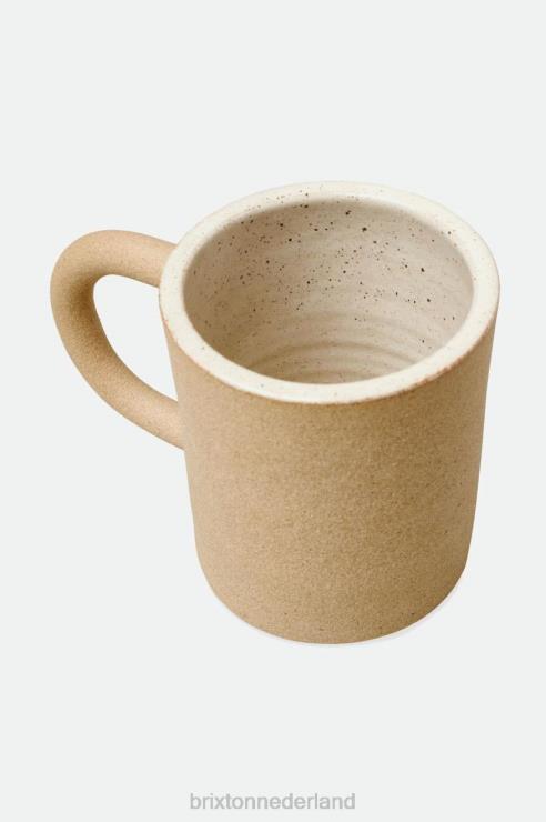 accessoires beige Brixton x O-M 0ZD0J368 uniseks handgemaakte keramische mok