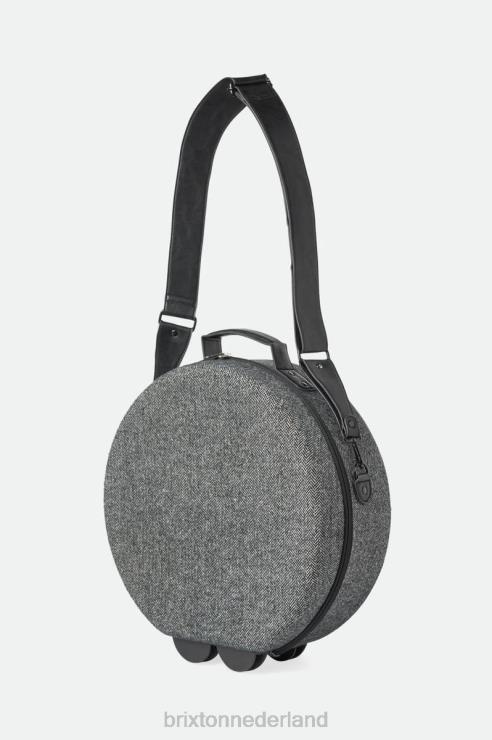 accessoires grijs zwart Brixton 0ZD0J345 uniseks gedaan juiste fedora reiskoffer