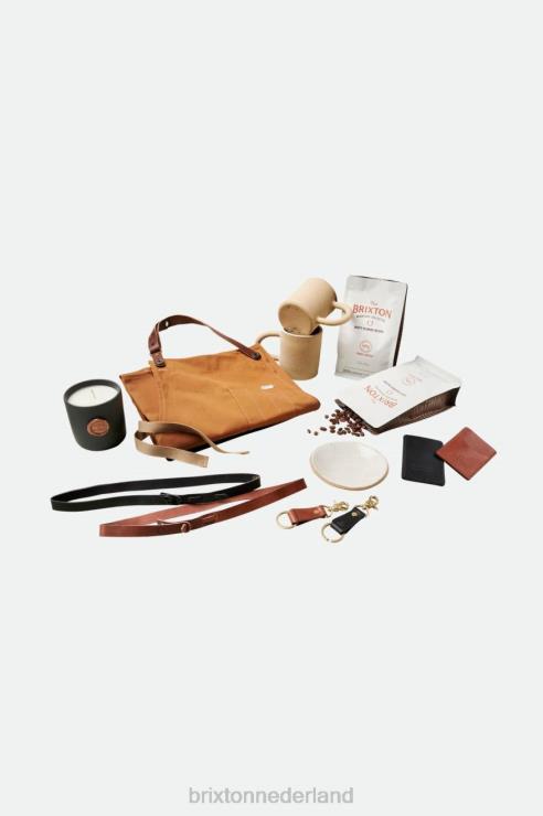 accessoires toffee Brixton x Artifact 0ZD0J376 uniseks schort voor alle doeleinden